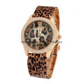 Fashion Stainless Steel Ladies Watch for Womens with Leather Band